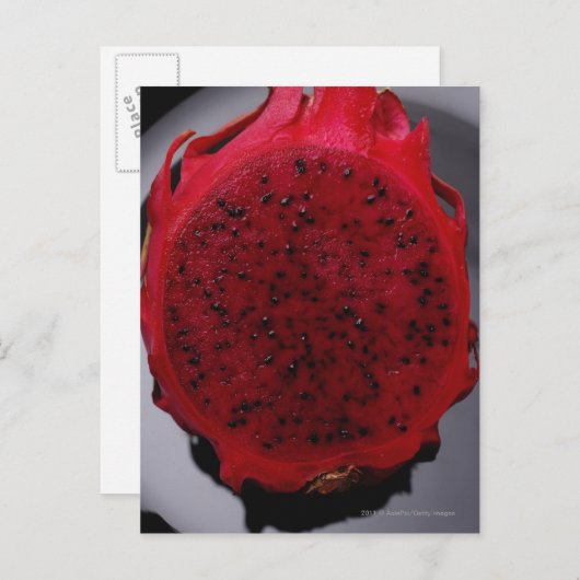 Gesneden drakenvrucht briefkaart (Voorkant / Achterkant)