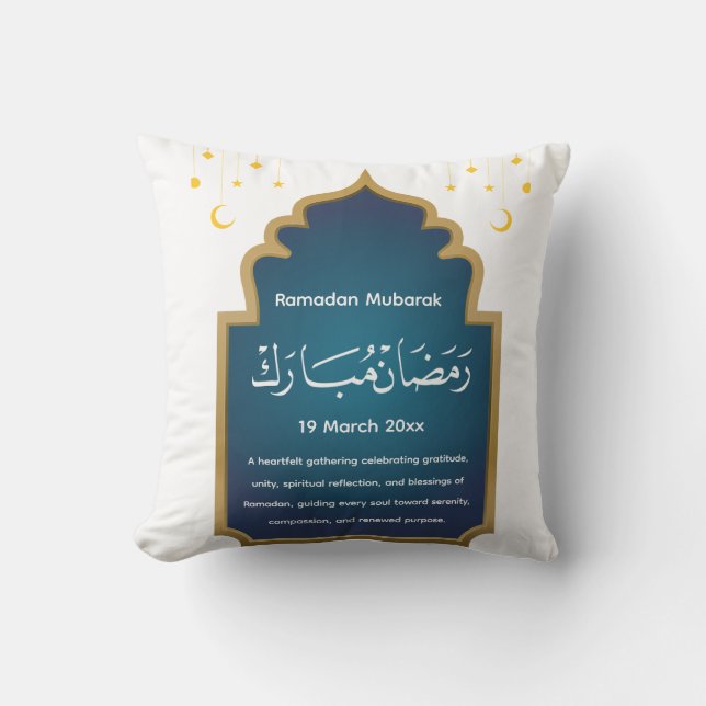 Gesneden Eid Mubara Kussen (Voorkant)