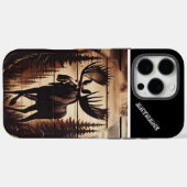 Gesneden eland in de Bossen Case-Mate iPhone Case (Achterkant (horizontaal))