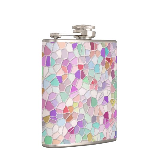  gesneden glas heupfles (Rechts)