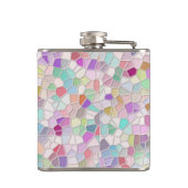  gesneden glas heupfles (Achterkant)