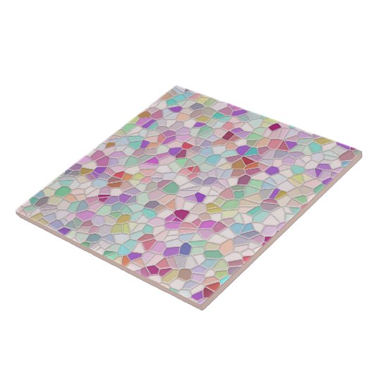  gesneden glas tegeltje (Zijkant)