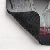 gesneden glazen decanters en jug, c.1840 muismat (Hoek)