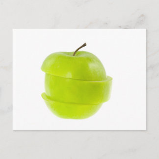 Gesneden groene appel briefkaart