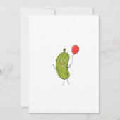Gesneden groene augurk kaart (Voorkant)