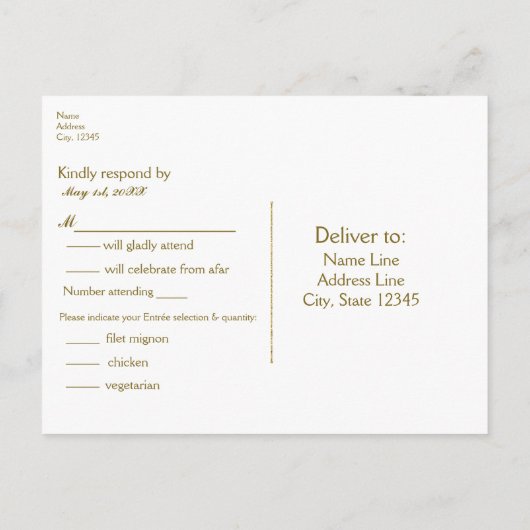 Gesneden Hart in Hout & String Lights Rustieke RSV Uitnodiging Briefkaart (Achterkant)