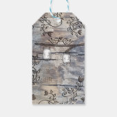 Gesneden Hart & Metselwerk Potten Liefdesvogels Tr Cadeaulabel (Achterkant)