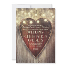 Gesneden Hart String Lichten Houten Huwelijksuitno