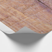 Gesneden hout cadeaupapier (Hoek)