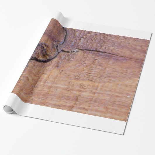 Gesneden hout cadeaupapier (Uitgerold)