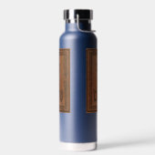 Gesneden Hout Shalom Waterfles (Links)