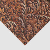 Gesneden Houten Bloem Scroll Decoupage Tissuepapier (Detail)