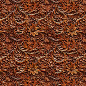 Gesneden Houten Bloem Scroll Decoupage Tissuepapier