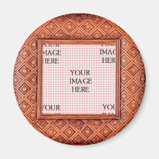 Gesneden houten Lijsten Sjabloon Magneet