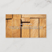 gesneden houten planken | Hardware Tools Logo Visitekaartje (Achterkant)