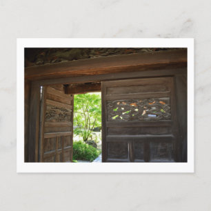 Gesneden, Houten Poorten: Zojoji-tempel, Tokio Briefkaart