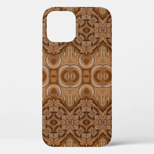 Gesneden houten wand, sabotachtig, oud, antiek, Case-Mate iPhone case