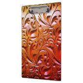 Gesneden houtnerf look abstract bruin klembord (Links)