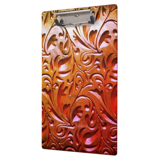 Gesneden houtnerf look abstract bruin klembord (Links)