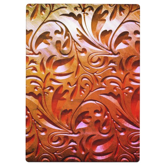 Gesneden houtnerf look abstract bruin klembord (Achterkant)