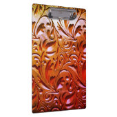 Gesneden houtnerf look abstract bruin klembord (Rechts)