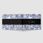 Gesneden Ice Texture bruiloft Gastenboek (Volledig)