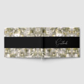 Gesneden Ice Texture bruiloft Gastenboek (Volledig)