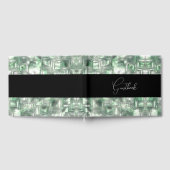 Gesneden Ice Texture bruiloft Gastenboek (Volledig)