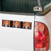 Gesneden in 3 "Eternal Vigilance"-stickers Bumpersticker (Op Truck)