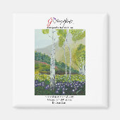 "Gesneden in een boom" Magneet (Voorkant)