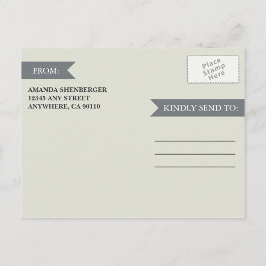 Gesneden Initialen Heart Oak Tree Save The Date Ca Aankondigingskaart (Achterkant)