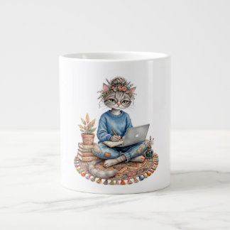 gesneden koffie grote koffiekop