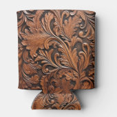 gesneden leder blikjeskoeler (Achterkant)