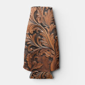 gesneden leder flesjeskoeler (Voorkant)