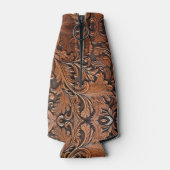 gesneden leder flesjeskoeler (Achterkant)