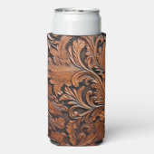  gesneden leder seltzer blikjeskoeler (Seltzer Achterkant)