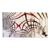 Gesneden lijnen van verschillende kleuren, lichte kussensloop (Achterkant-Rechts)