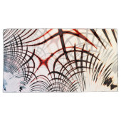 Gesneden lijnen van verschillende kleuren, lichte kussensloop (Voorkant-Rechts)