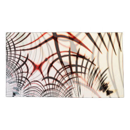 Gesneden lijnen van verschillende kleuren, lichte  kussensloop