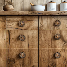 Gesneden mooie paard touw bloemen keramische knop