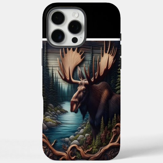 Gesneden Moose door een Stroom Case-Mate iPhone Case (Achterkant)
