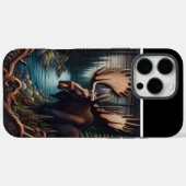 Gesneden Moose door een Stroom Case-Mate iPhone Case (Achterkant (horizontaal))