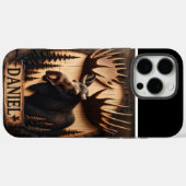 Gesneden Moose hoofd teken Case-Mate iPhone Case (Achterkant (horizontaal))