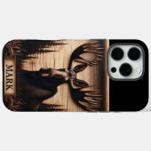 Gesneden Moose Portret Case-Mate iPhone Case (Achterkant (horizontaal))