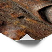 Gesneden Ontwijding Houten Maria Perfect Poster (Hoek)