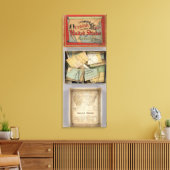 Gesneden overzicht, Verenigde Staten van Amerika Canvas Afdruk (Insitu (Woonkamer))