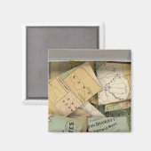 Gesneden overzicht, Verenigde Staten van Amerika Magneet (Voorkant / Achterkant)