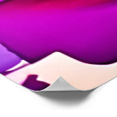 Gesneden Papaya Pop Art Poster (Hoek)