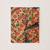 gesneden pizza legpuzzel (Verticaal)