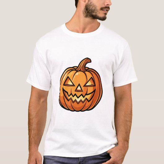 Gesneden pompoen Close-up T-shirt (Voorkant)